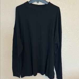Classic Black Women’s Thermal Shirt